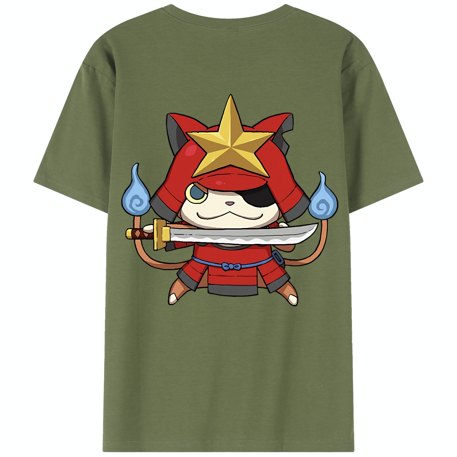 （画像用） 妖怪ウォッチ Yo-kai Watch 綿100％半袖Tシャツ（背面プリント）